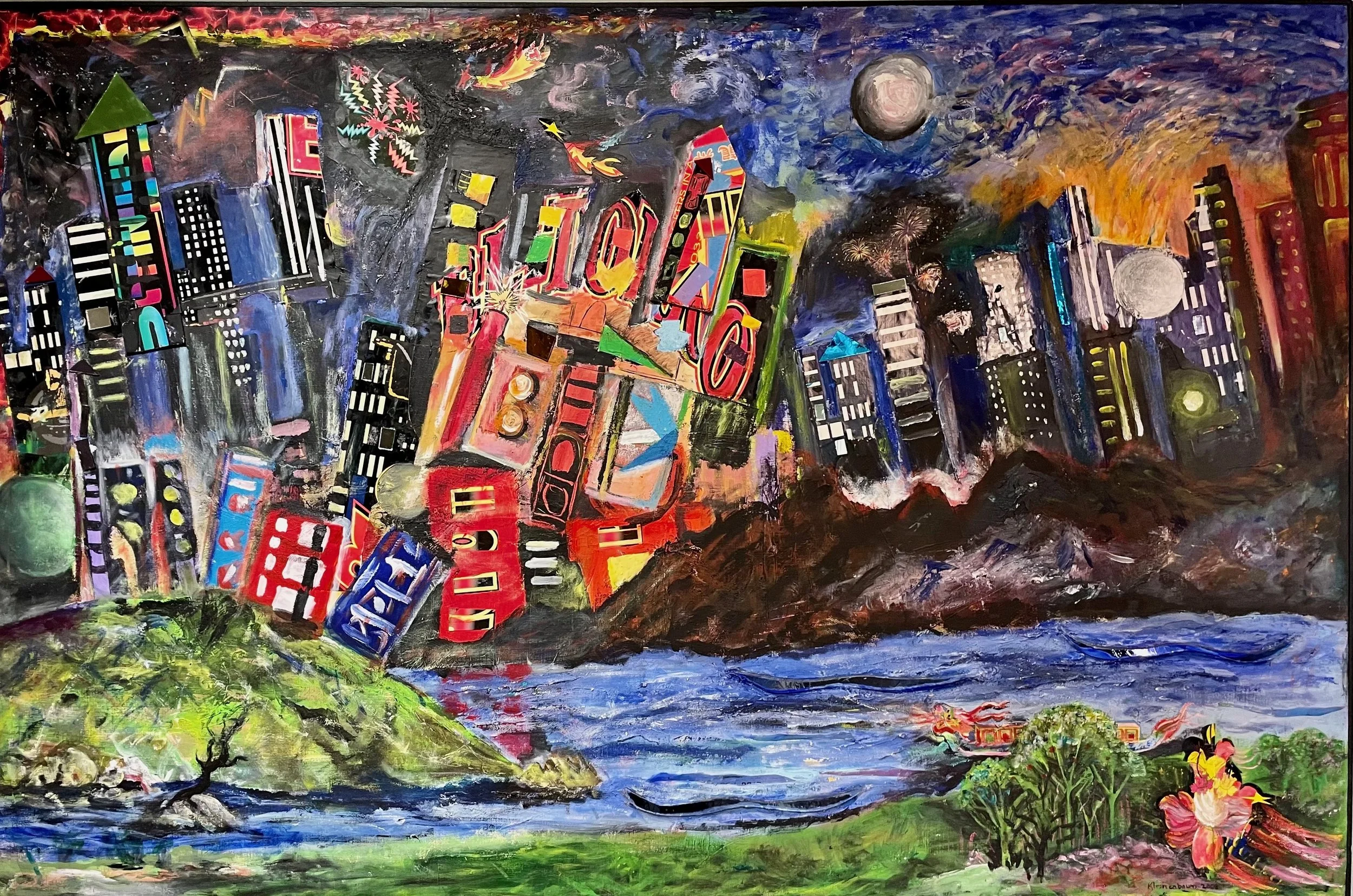 Honoring KCH Edgefest, 47" x 71" x 1.5"