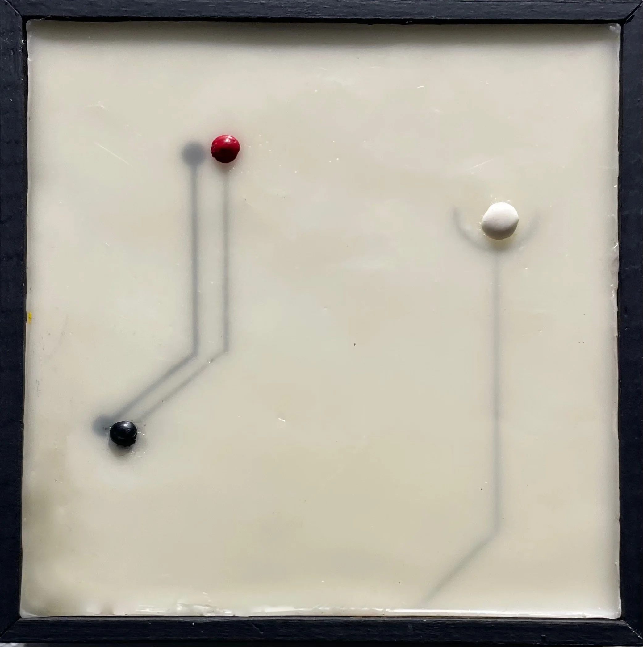 Mixed Signals (small), 6.5" x 6.5" x 1.5"