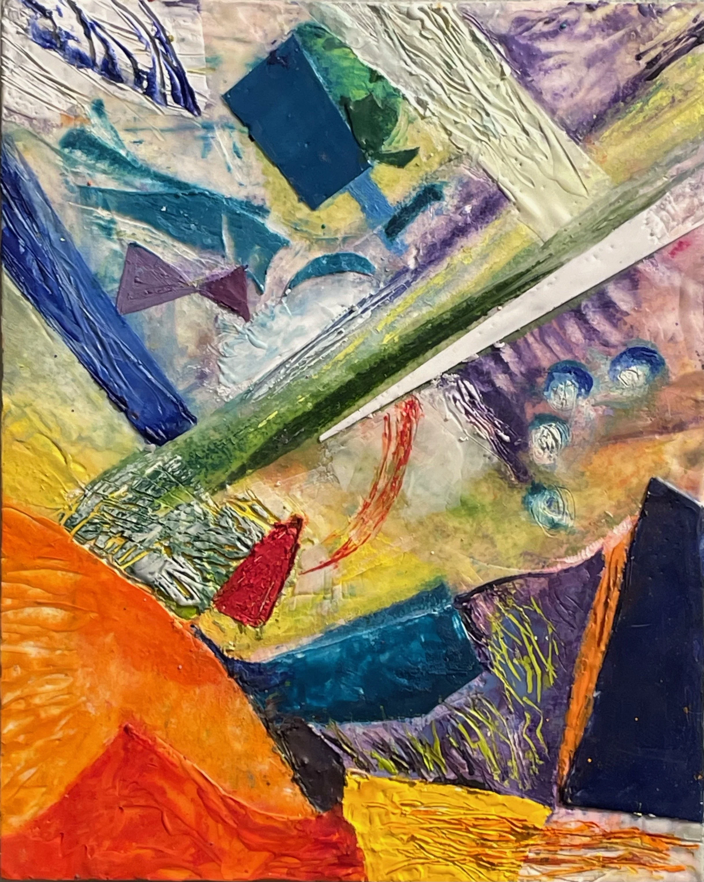 Out of Bounds, 10" x 8" x 1.5"