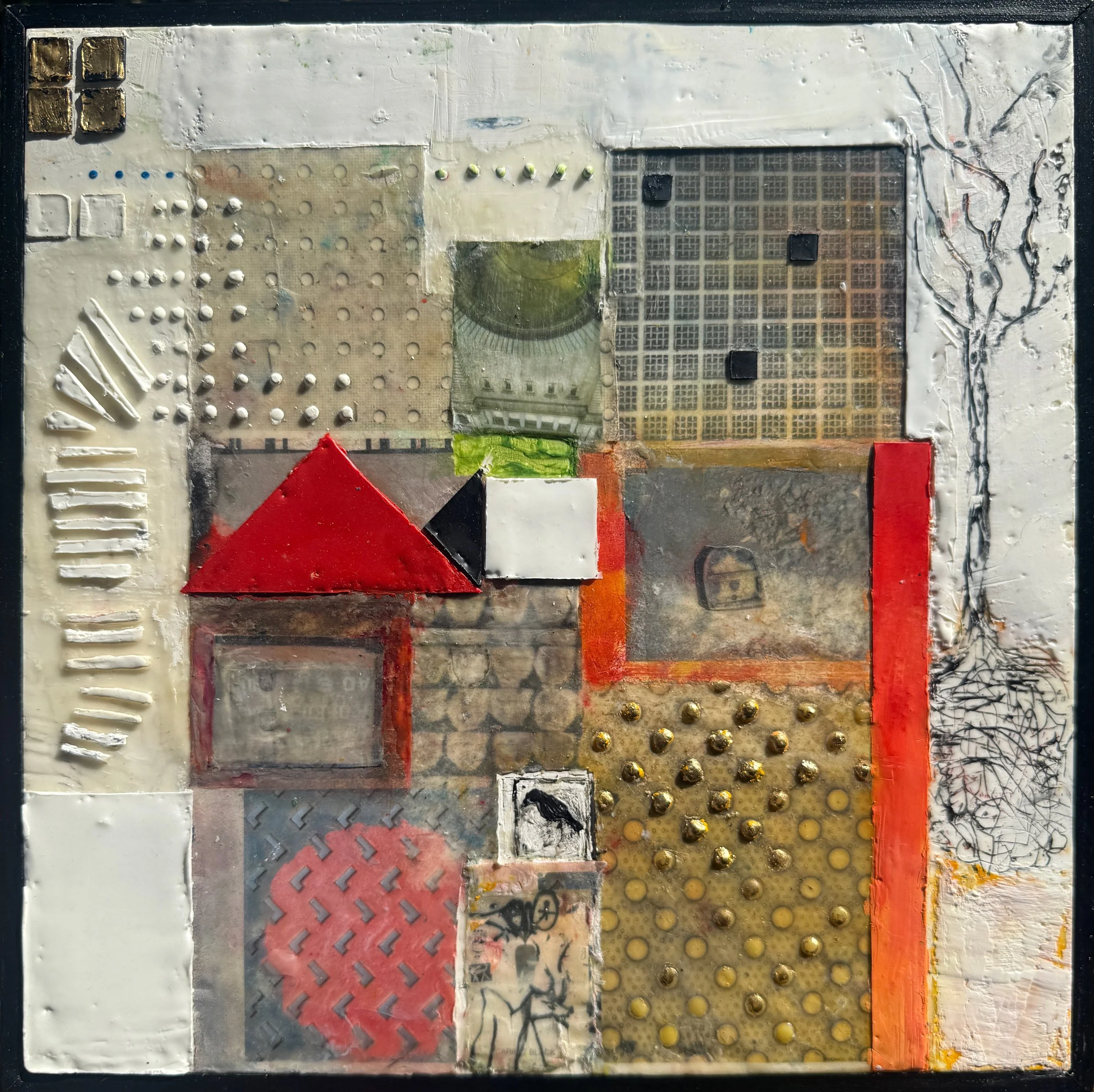 The Force of Order, 12.5" x 12.5" x 1.5"