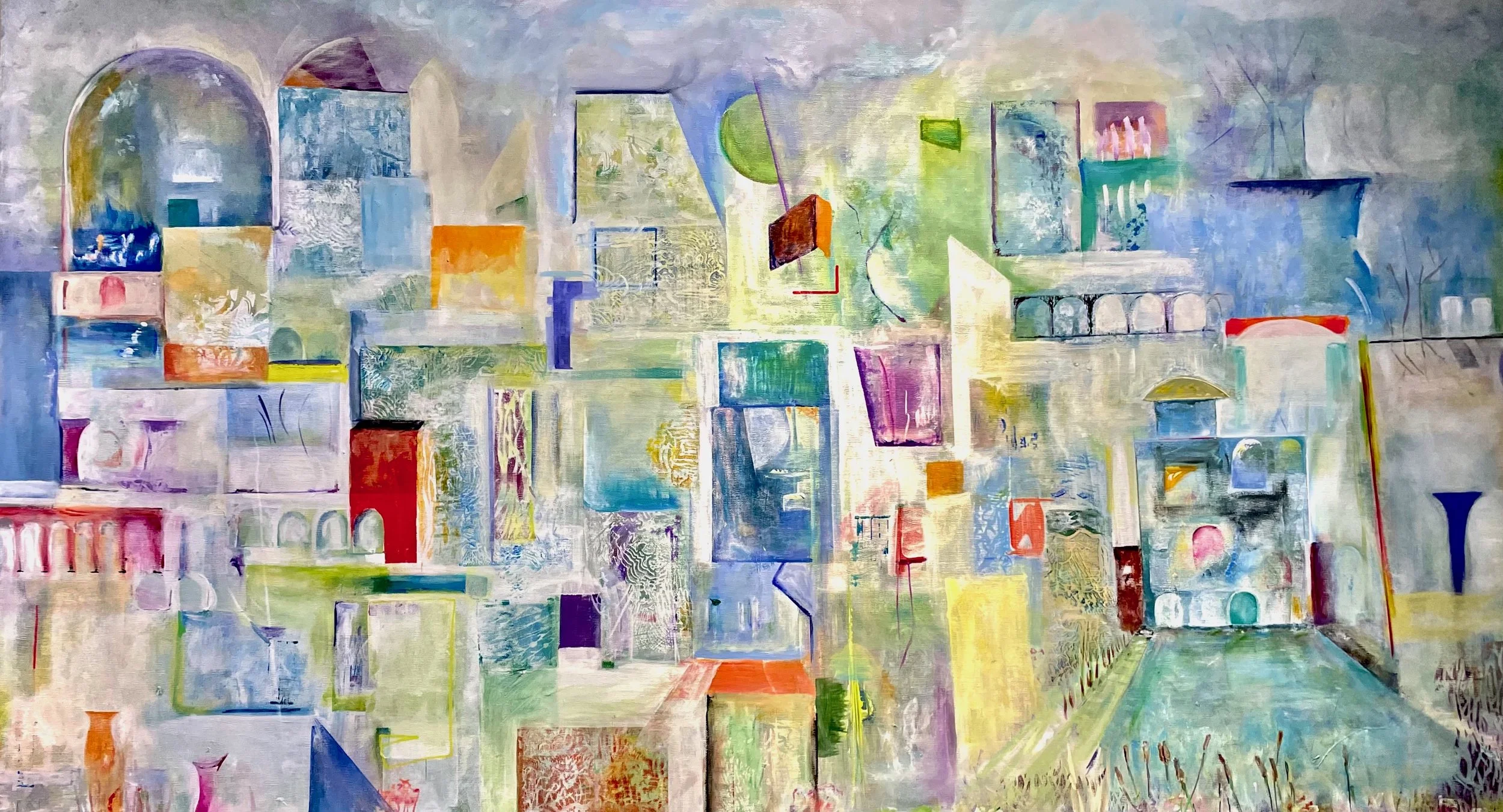 Getting Back, 36" x 60" x 1.5"