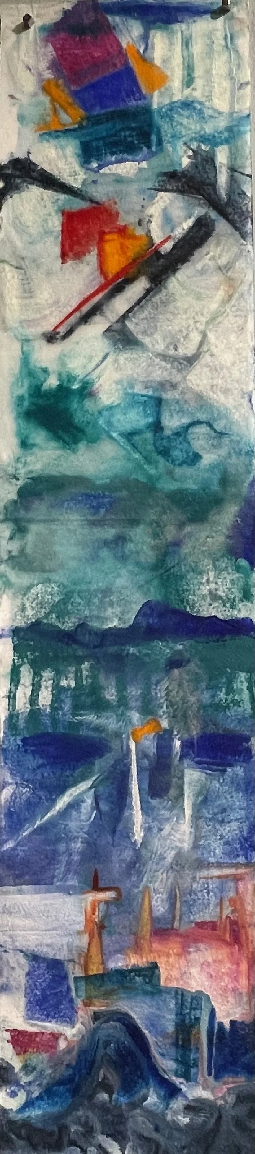 SOLD Journey to the Boundary, 36.5" x 8", $400