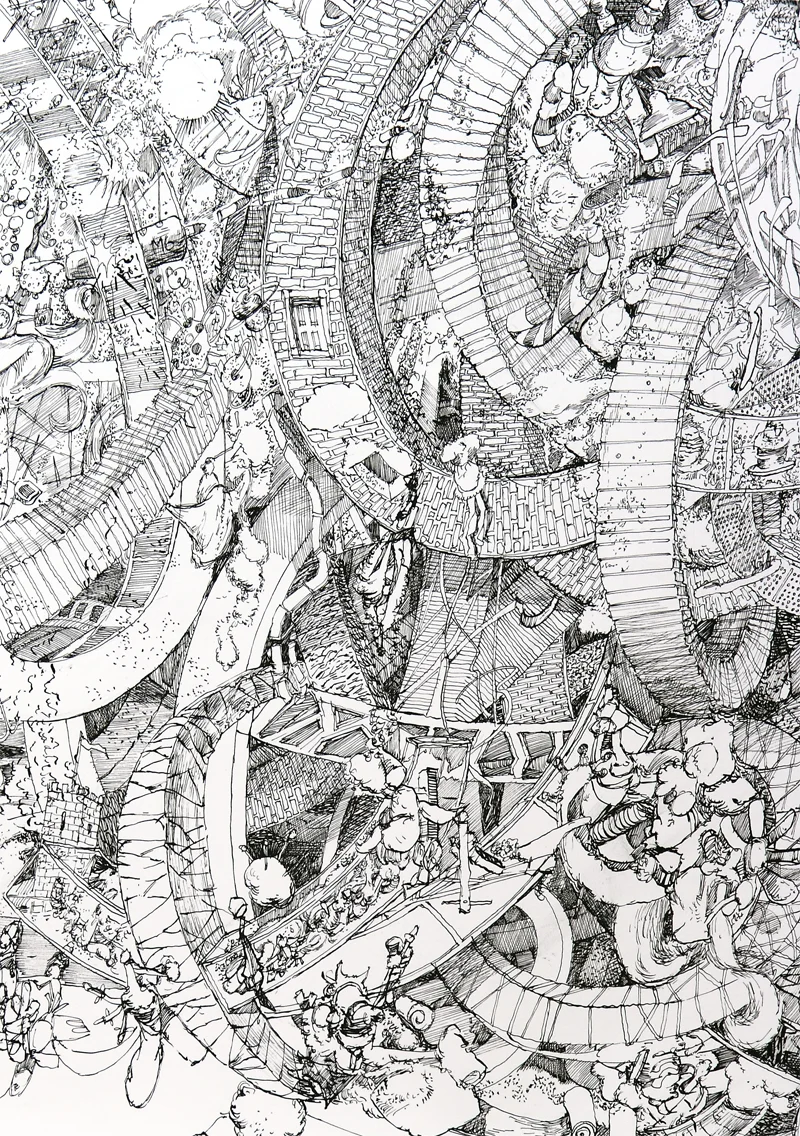 Djen-uh-rey-ter (Plenum VII) Detail click on image to enlarge