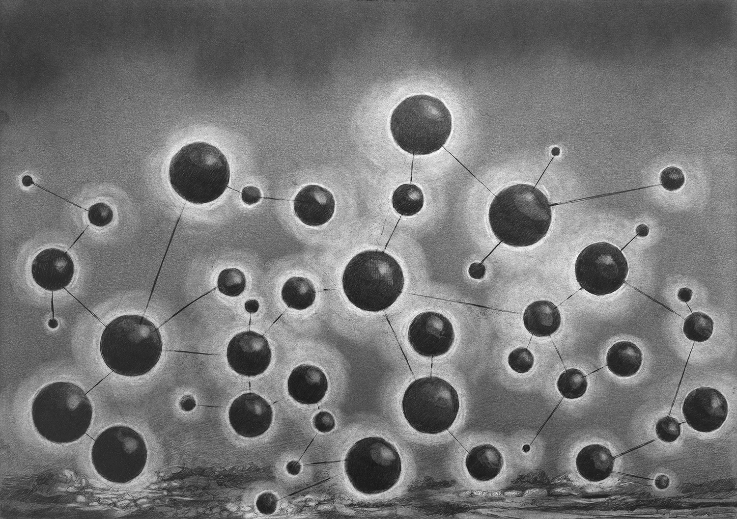 UNTITLED . Pencil and graphite on paper . 420 x 297 mm