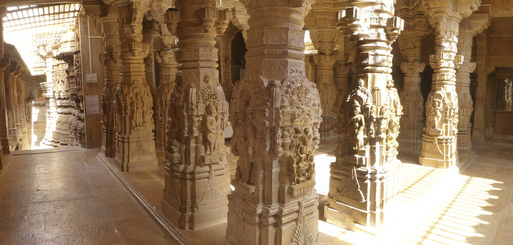 Jain Temple Carved Pillars