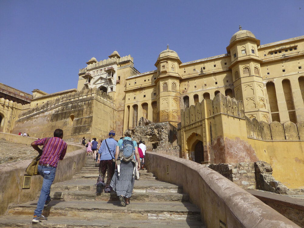 Amer Fort Ascent