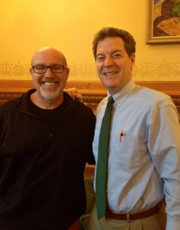 Friend and prayer partner, Governor Sam Brownback