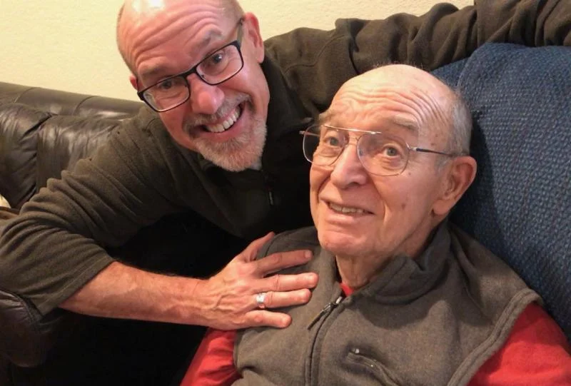 Dad back in January; he went to glory on May 28