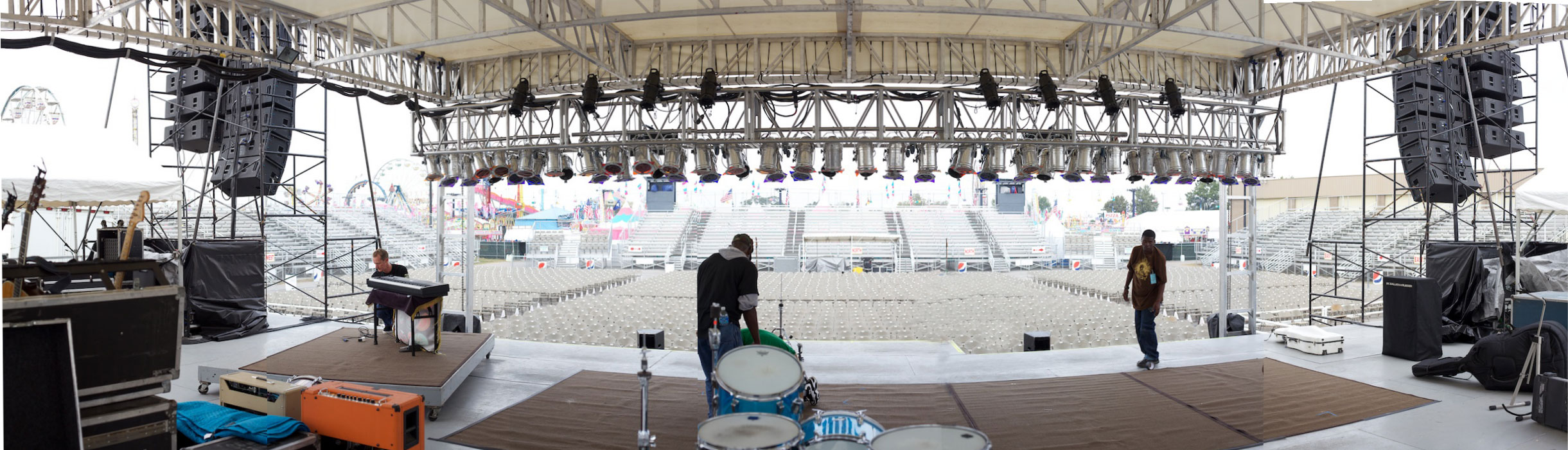 Columbia, SC - SC State Fair Panoramic