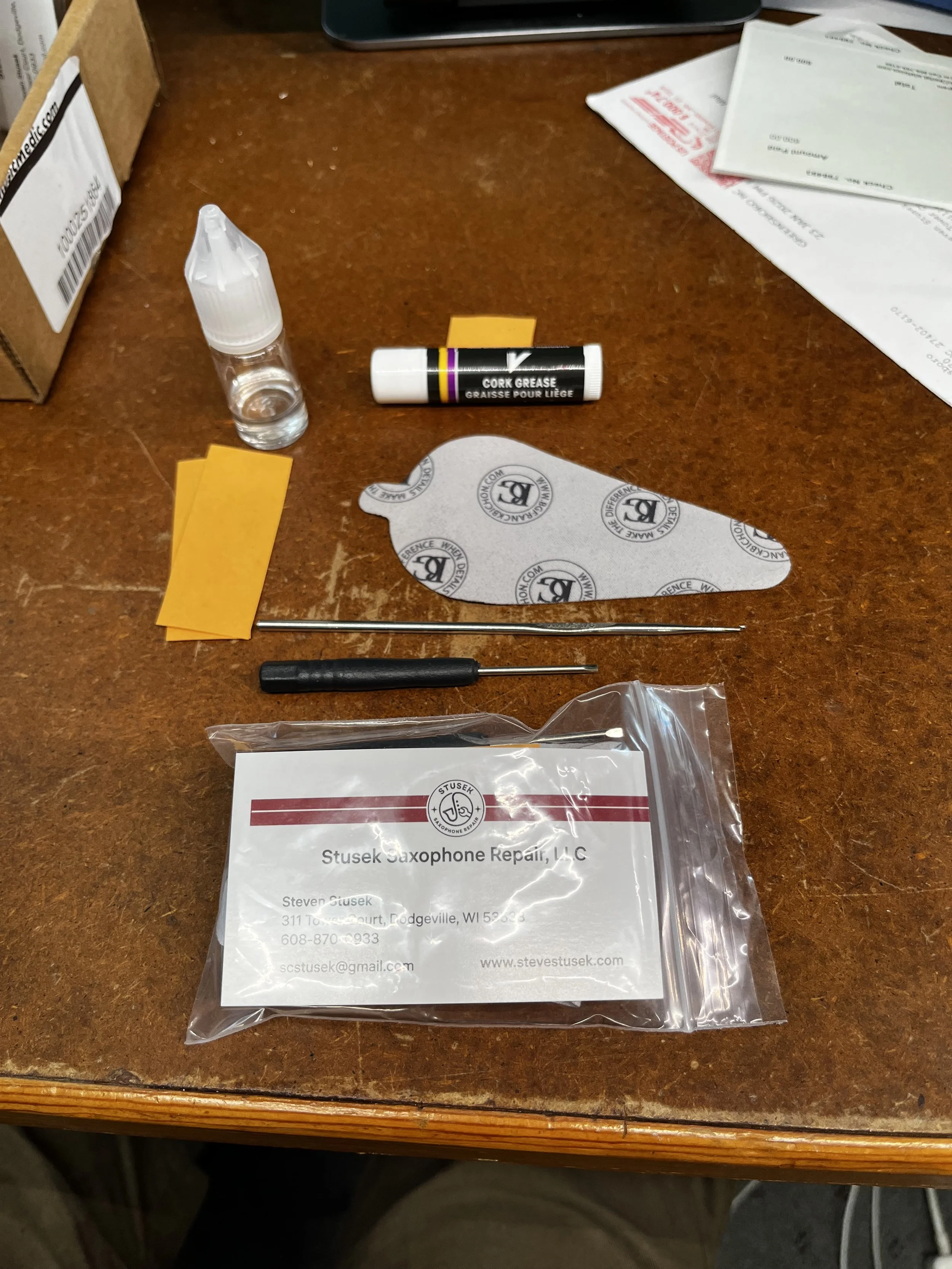 Stusek Saxophone Repair Maintenance Kit