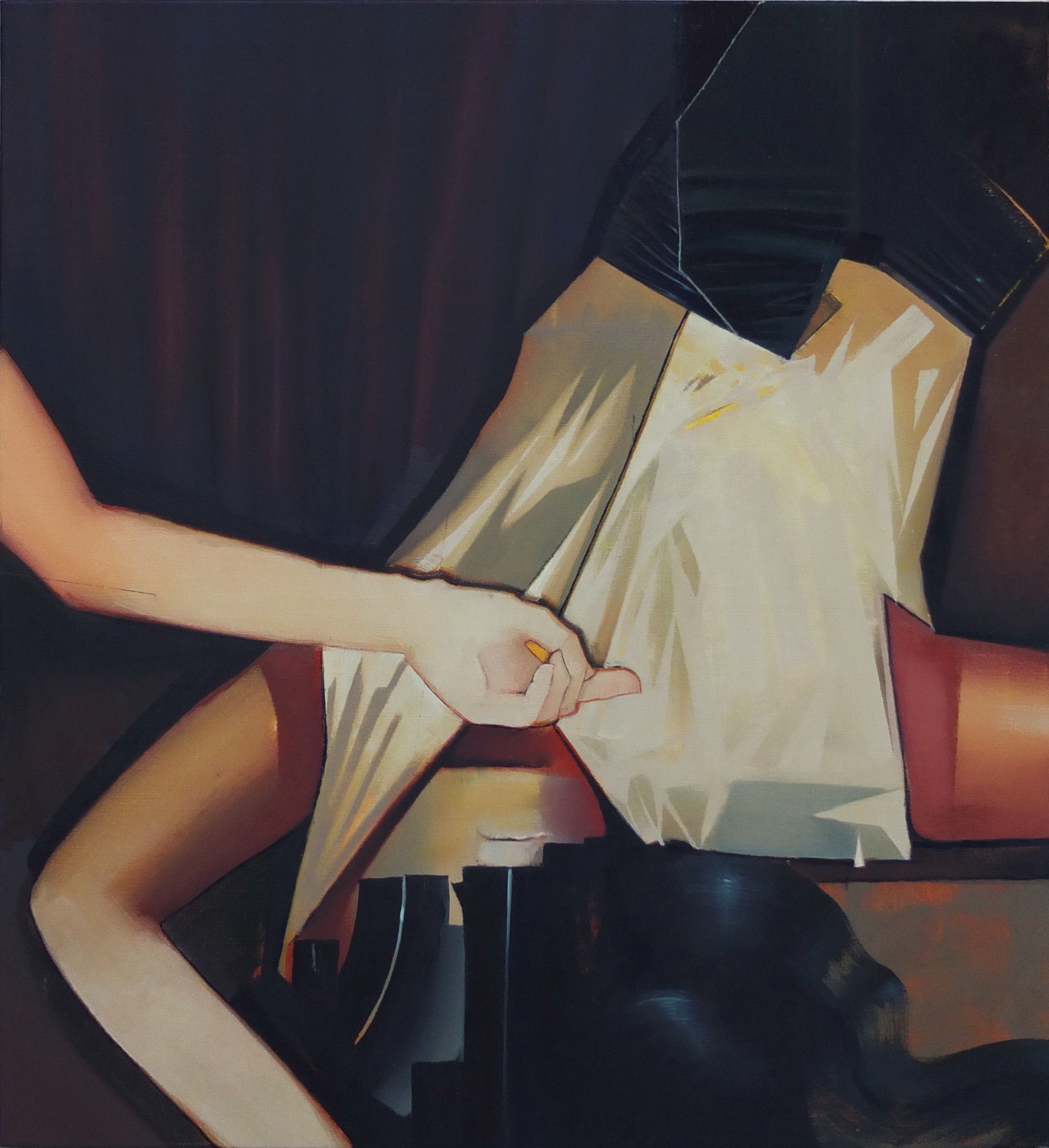Sebastian Menzke stopped, 100 x 90 cm, Öl auf Leinwand verfügbar, Besichtigung derzeit in Wismar möglich Preisauskunft
