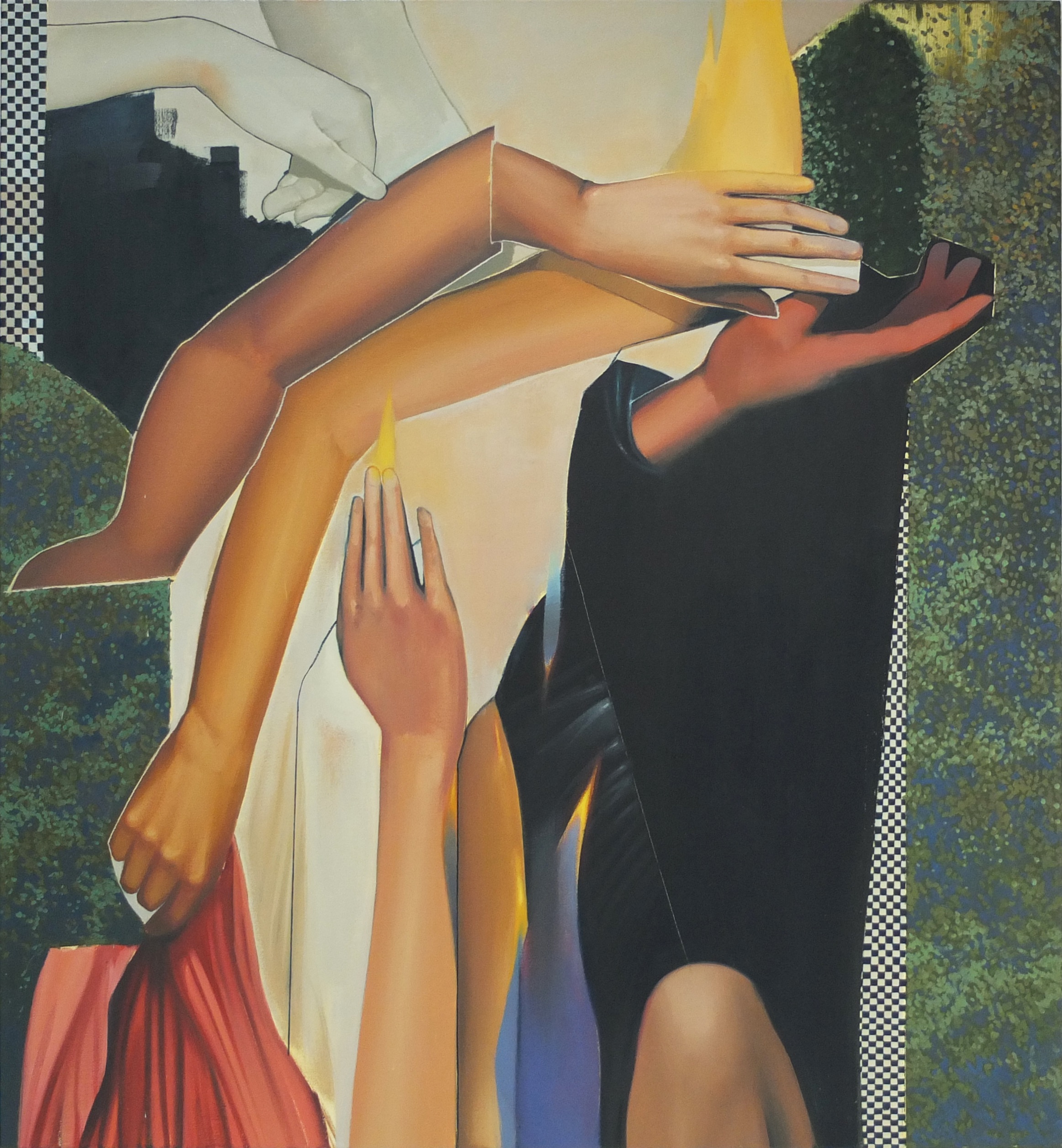 Sebastian Menzke hitzt, 140 x 130 cm, Öl auf Leinwand, 2015 Besichtigung vom 19. März - 24- April in der Kunsthalle Kühlungsborn Vorankauf möglich! Preisauskunft