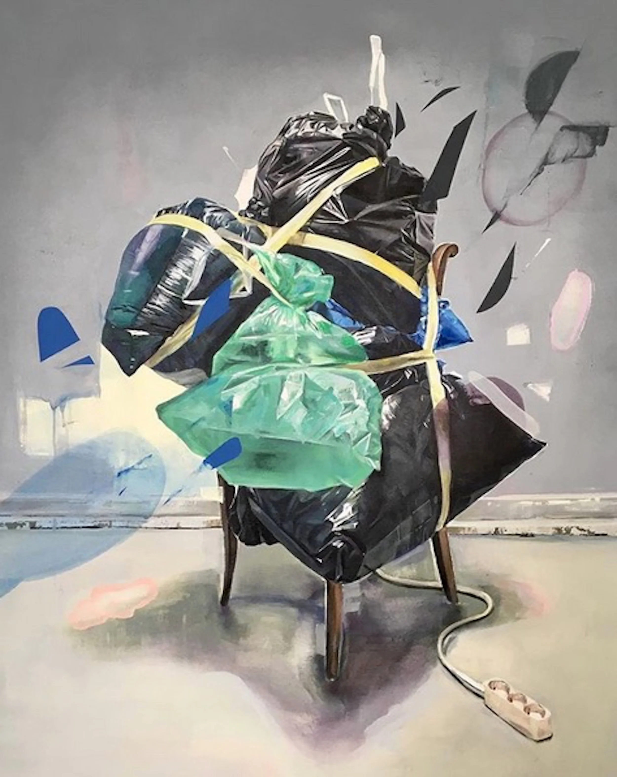 Airhorse One 2018, 79 x 111 cm Acryl auf Leinwand 3.900 €