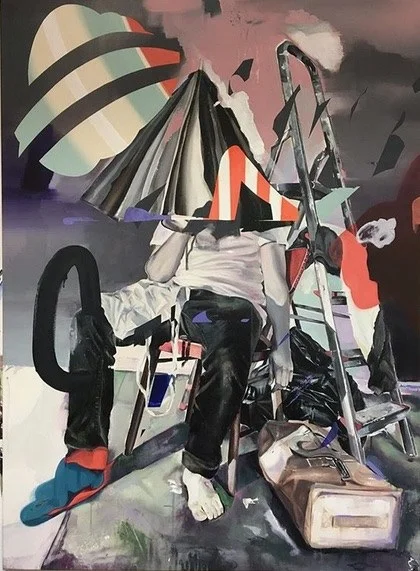 Keine Zeit fuer Fastfood 2018, 110 x 150 cm Acryl auf Leinwand 5.460 €