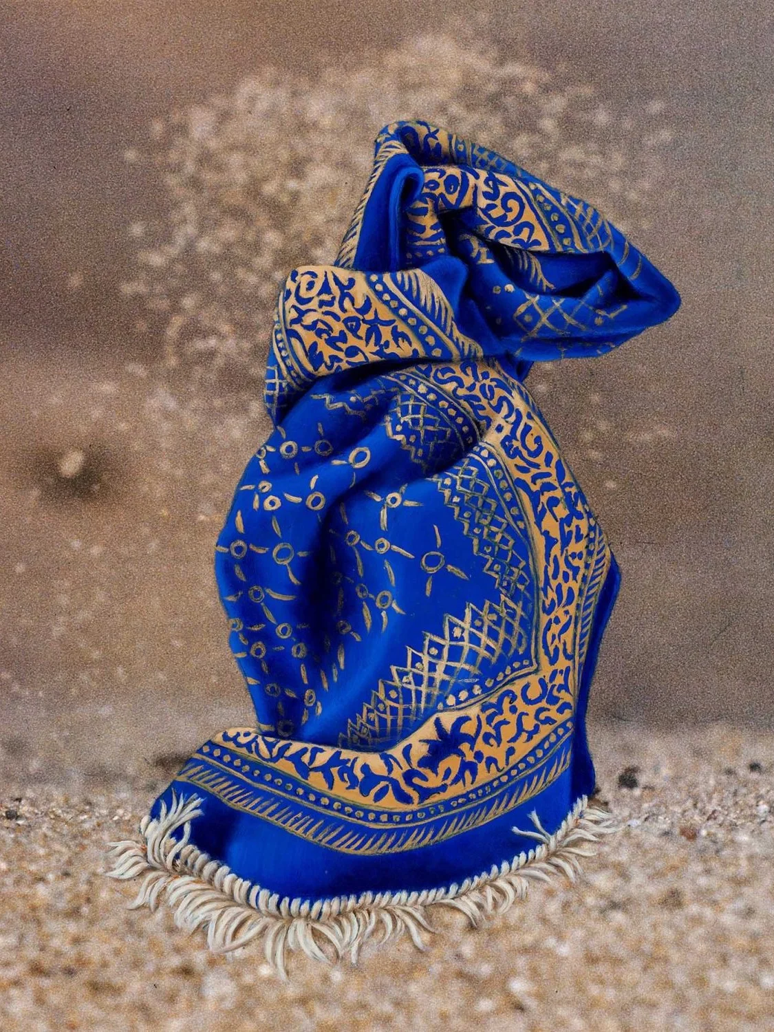 ohne Titel, aus der Serie „Übermalungen“ 2016, 29,3 x 23 cm, Öl auf Buchseite, gerahmt, 830 € ☞ Kaufen