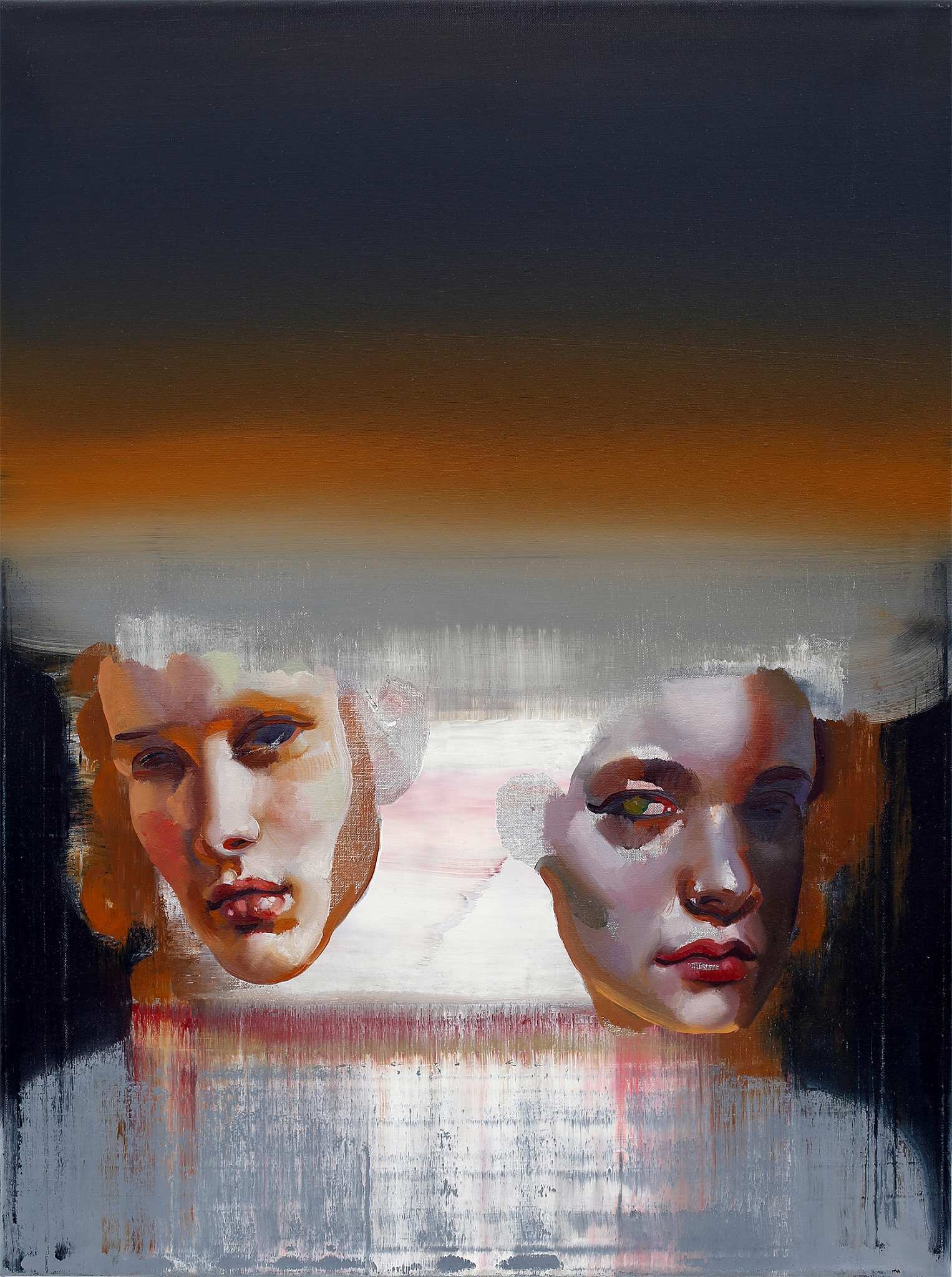 Schielende Prinzen, 80 × 60 cm, Oil on Canvas, 80 × 60 cm, 2021
