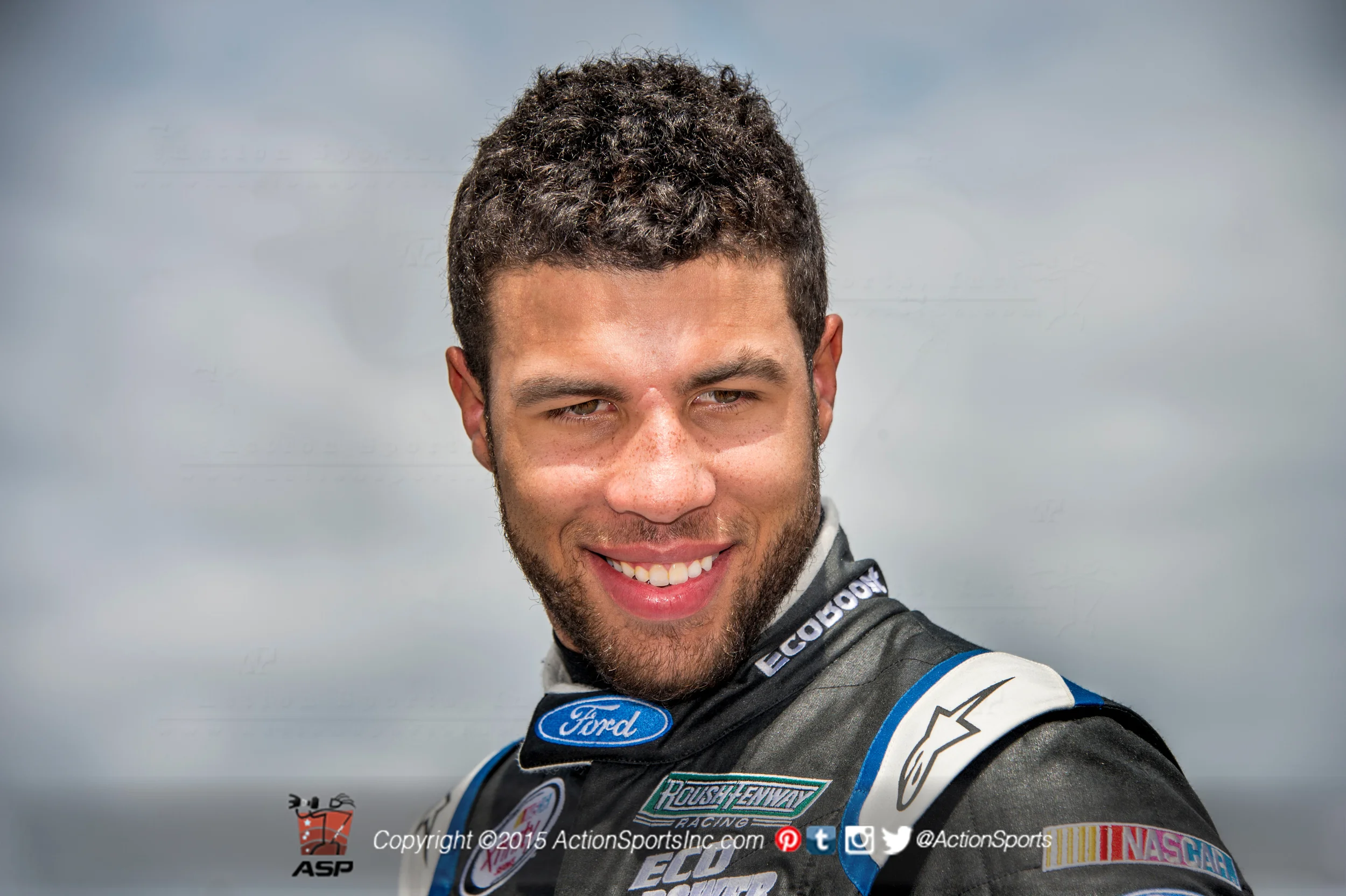 Darrell Wallace Jr. (6) stands atop the pit road wall waiting for qualifying to begin for the Alert Today Florida 300