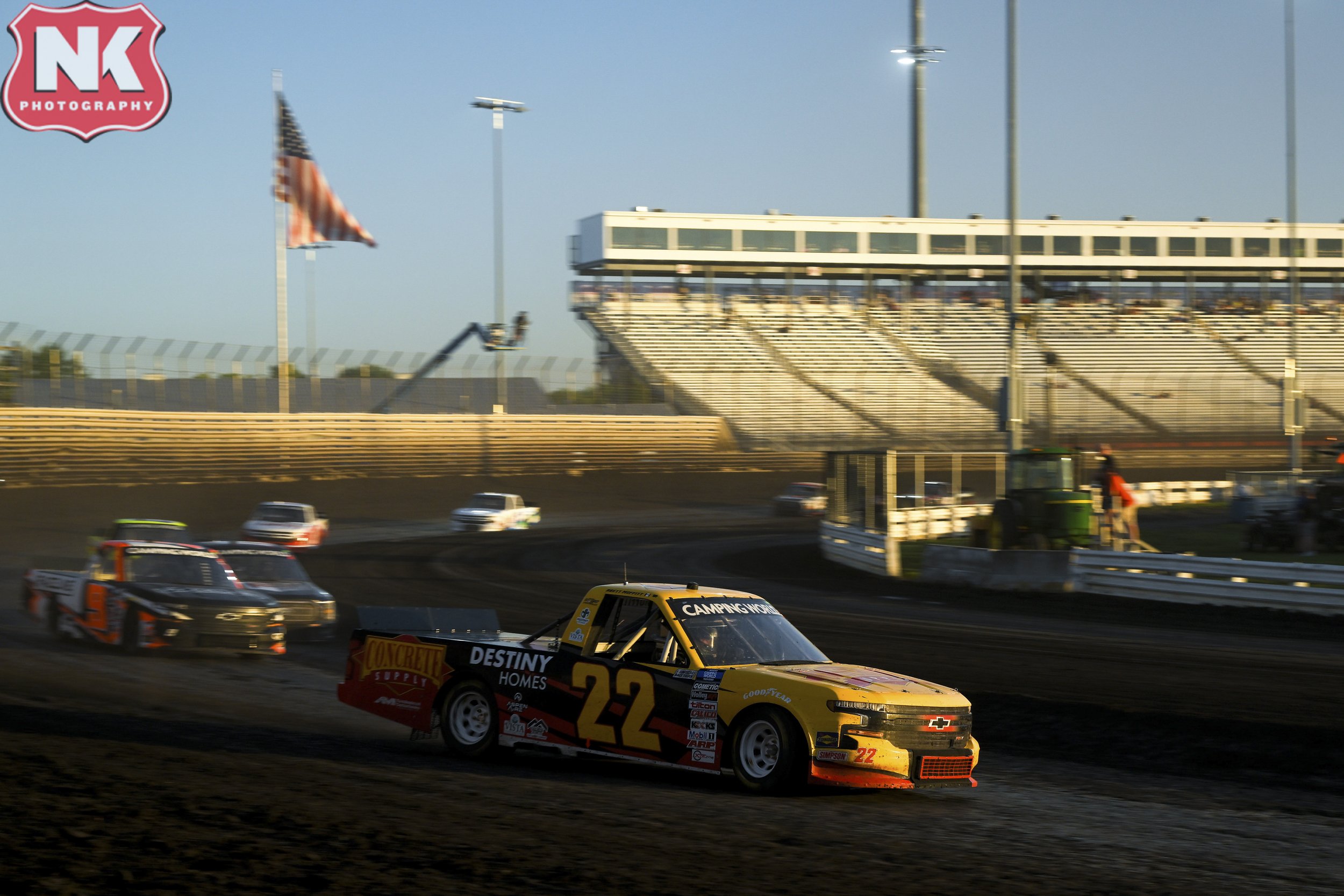 NASCAR Camping World Truck Series - Clean Harbors 150 - Knoxville Raceway Brett Moffitt - AM Racing - AM Technical Solutions Chevrolet Silverado