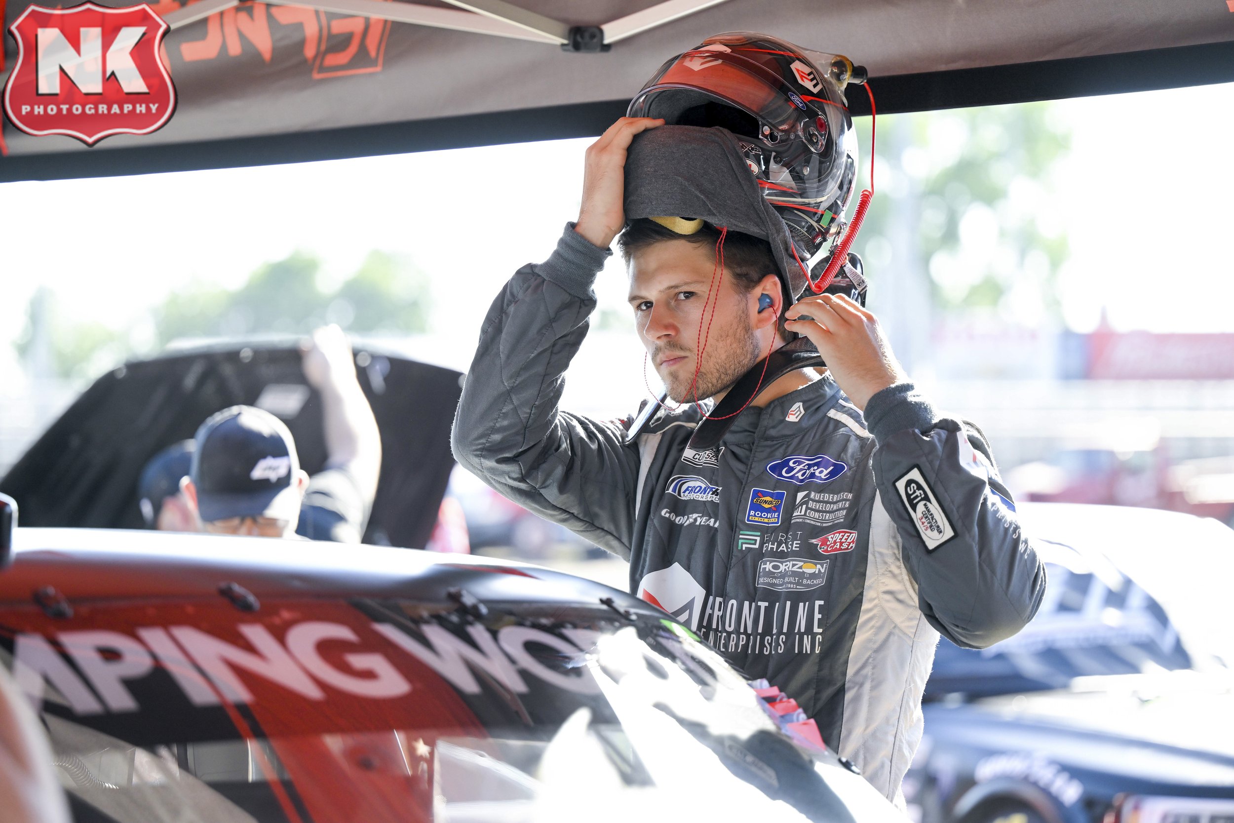 NASCAR Camping World Truck Series - Clean Harbors 150 - Knoxville Raceway Todd Gilliland - Team DGR - Frontline Enterprises Ford F-150