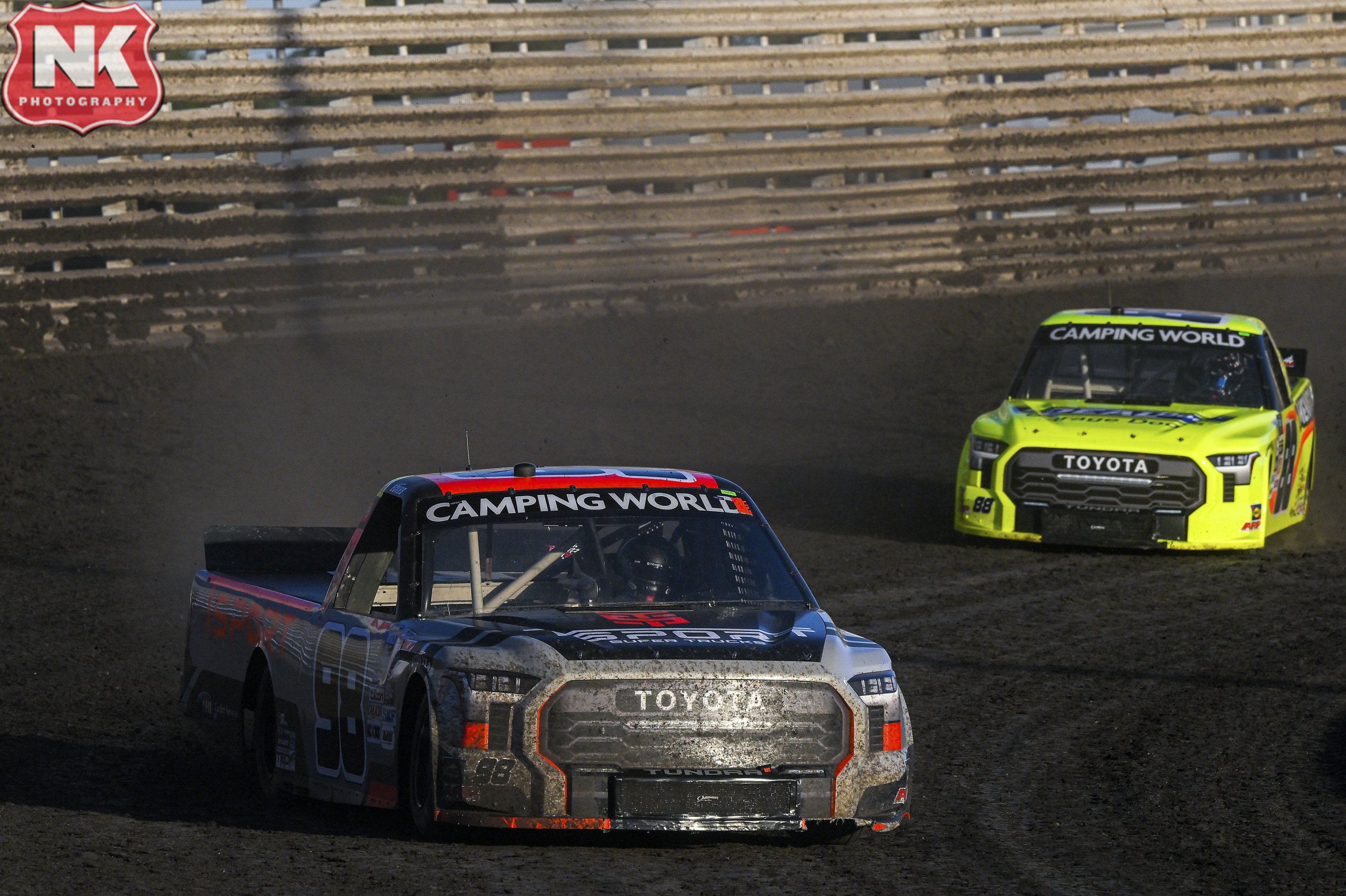 NASCAR Camping World Truck Series - Clean Harbors 150 - Knoxville Raceway Christian Eckes - ThorSport Racing - TSport/Curb Records Toyota Tundra