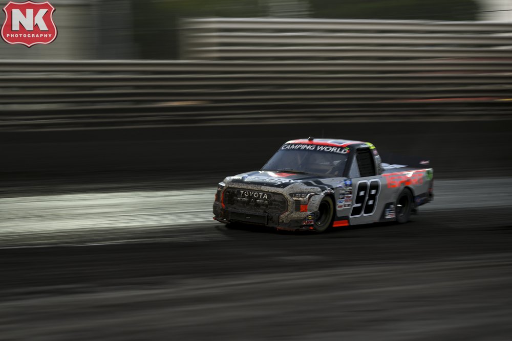 NASCAR Camping World Truck Series - Clean Harbors 150 - Knoxville Raceway Christian Eckes - ThorSport Racing - TSport/Curb Records Toyota Tundra