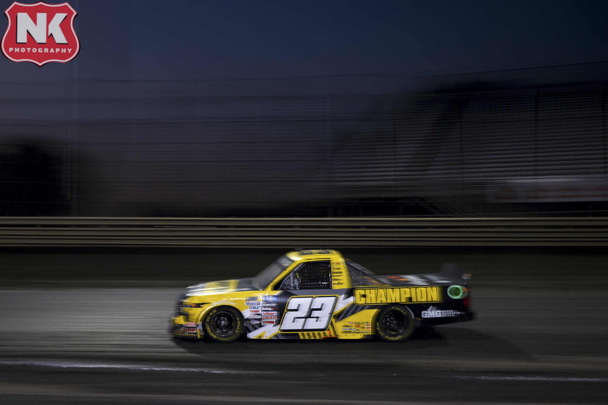 NASCAR Camping World Truck Series - Clean Harbors 150 - Knoxville Raceway Grant Enfinger - GMS Racing - Champion Power Equipment Chevrolet Silverado