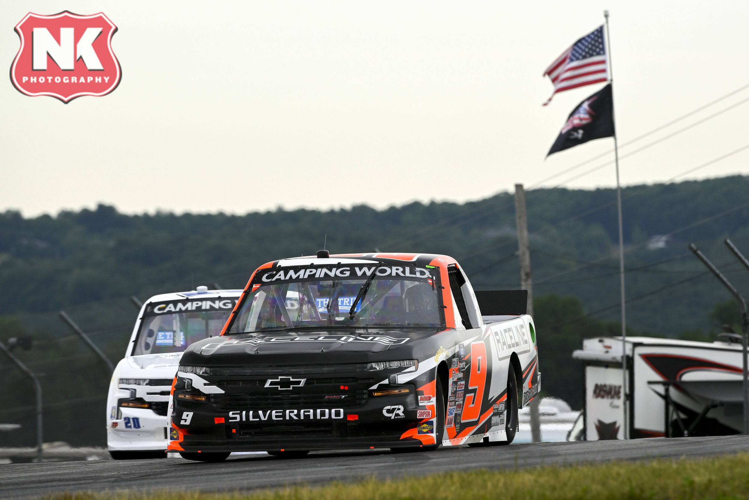  Blaine Perkins - CR7 Motorsports - RACELINE Chevrolet Silverado - Mid-Ohio - NASCAR - Camping World Trucks - 2022