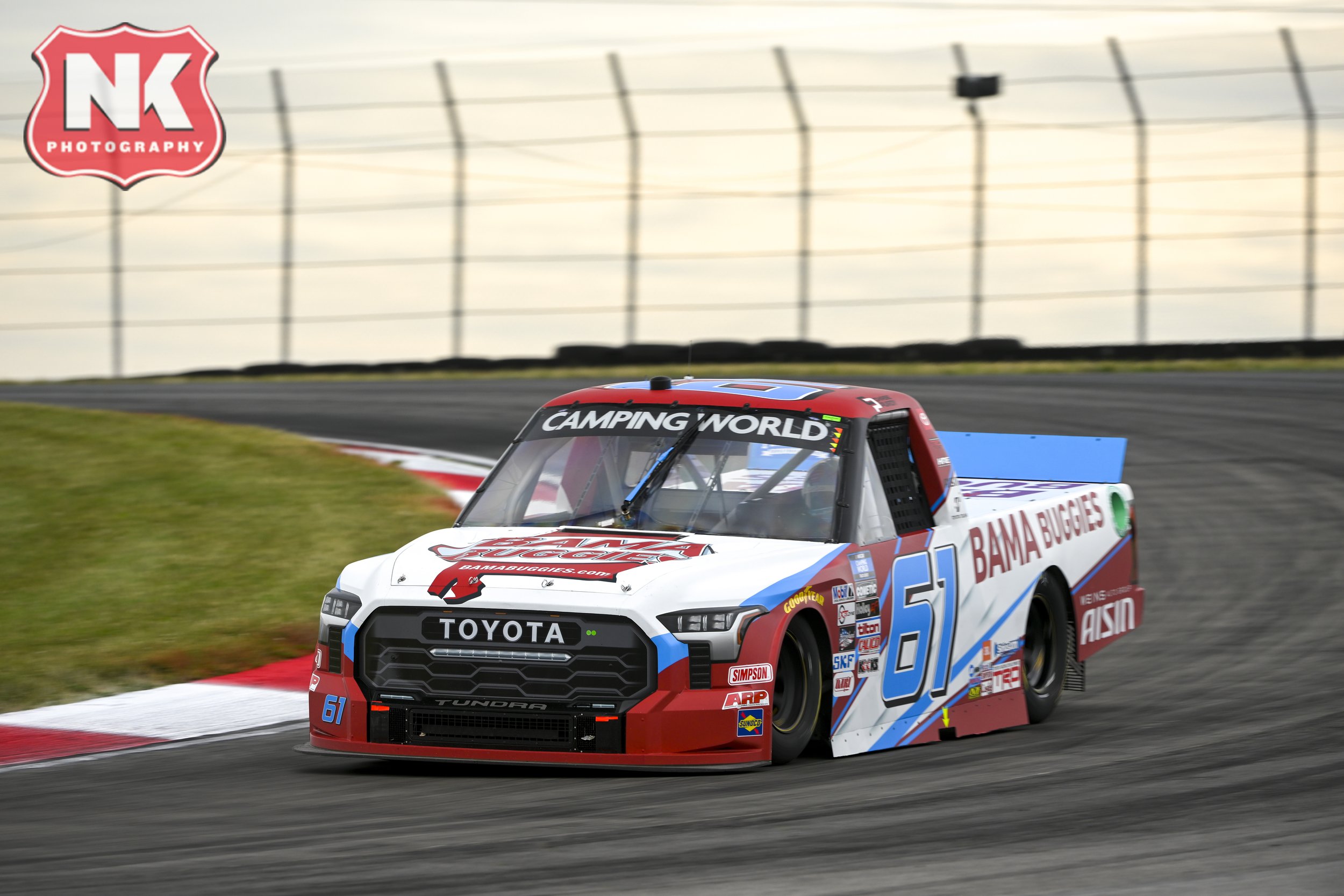  Chase Purdy - Hattori Racing Enterprises - Bama Buggies Toyota Tundra - Mid-Ohio - NASCAR - Camping World Trucks - 2022