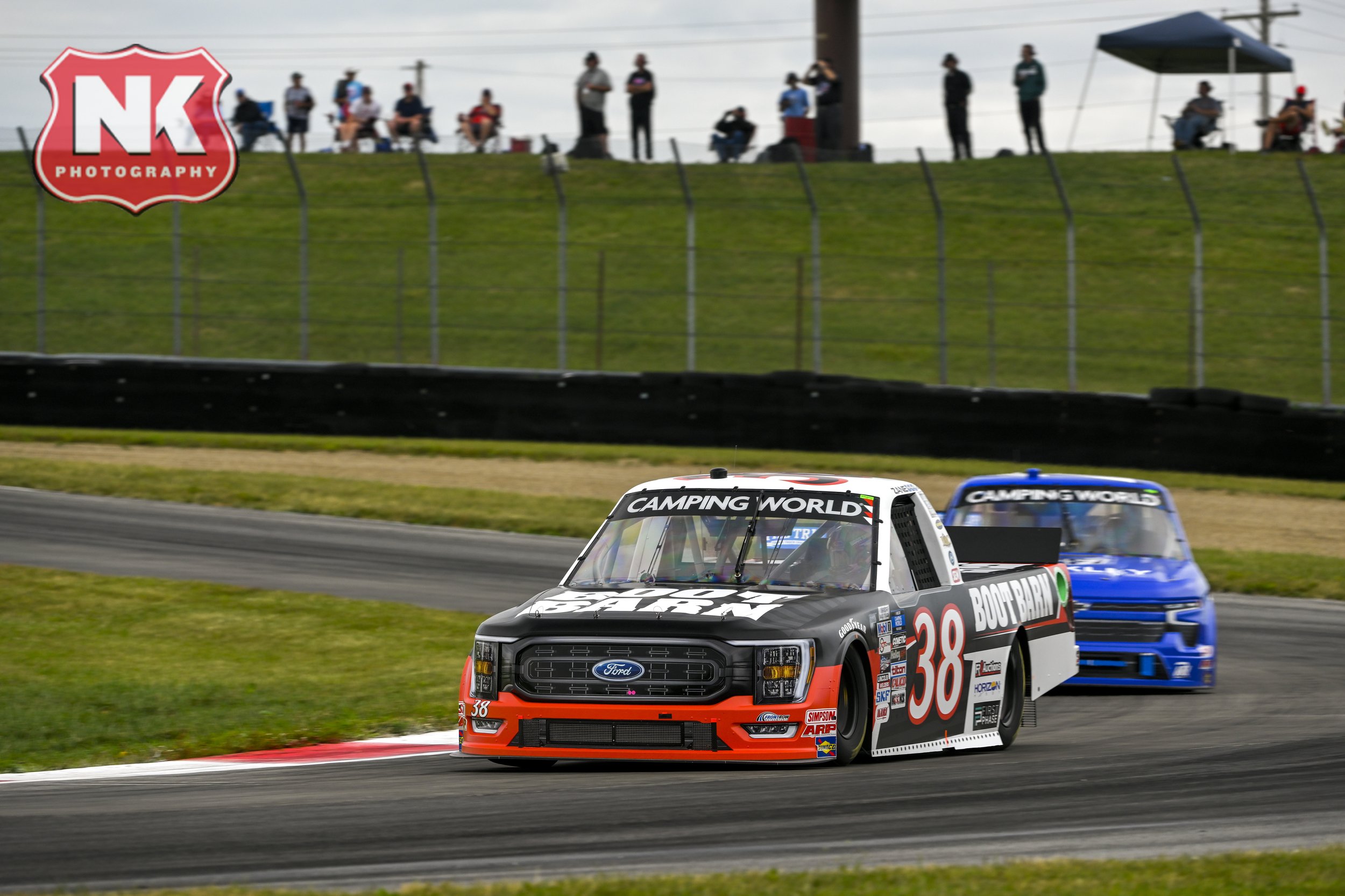  Zane Smith - Front Row Motorsports - Boot Barn Ford F-150 - Mid-Ohio - NASCAR - Camping World Trucks - 2022