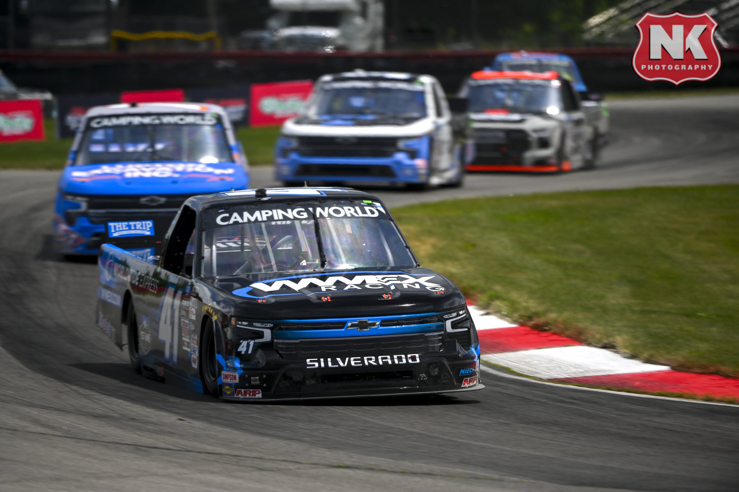  Justin Marks - Niece Motorsports - Worldwide Express Chevrolet Silverado - Mid-Ohio - NASCAR - Camping World Trucks - 2022