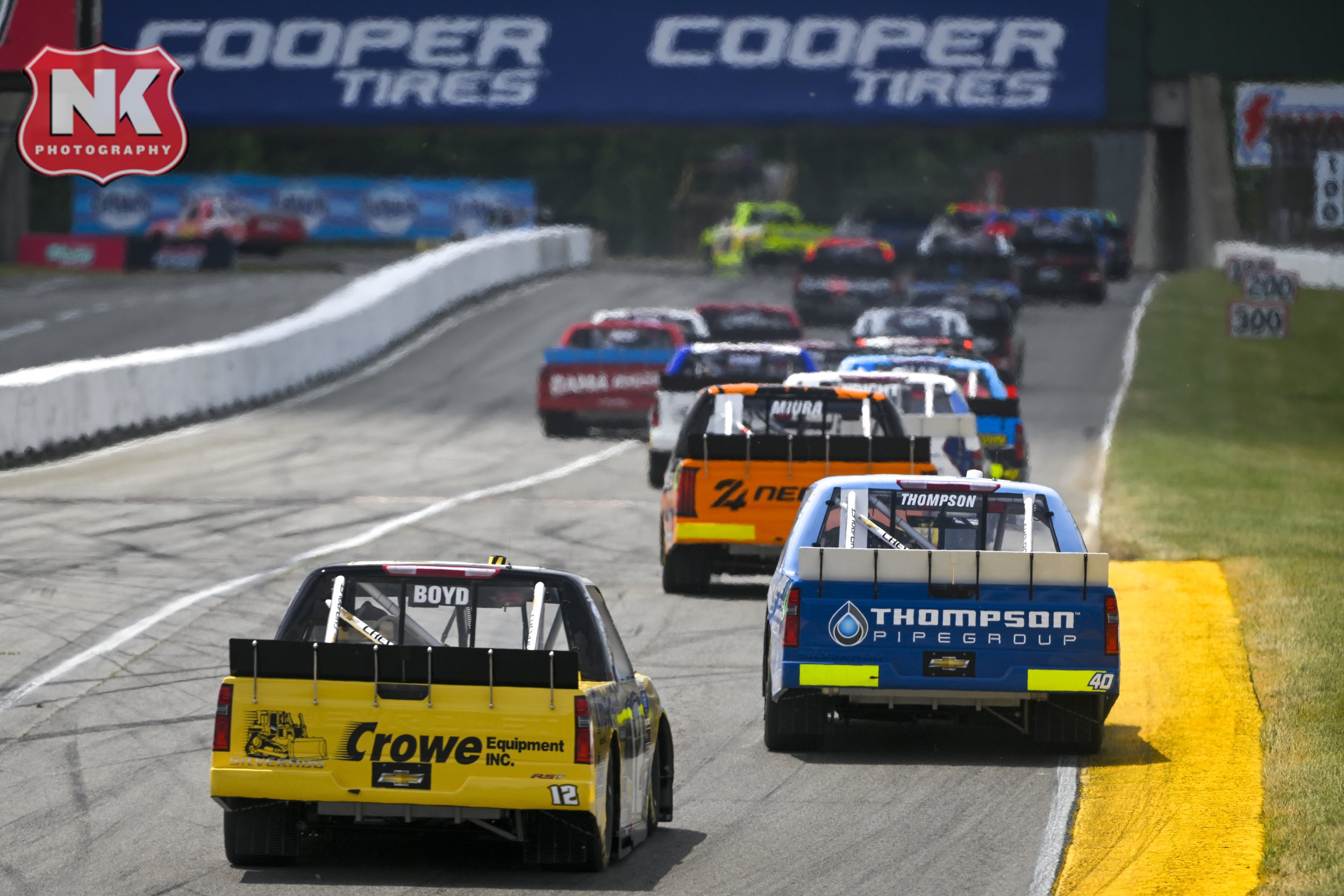  Spencer Boyd - Young's Motorsports - Crowe Equipment Chevrolet Silverado - Mid-Ohio - NASCAR - Camping World Trucks - 2022