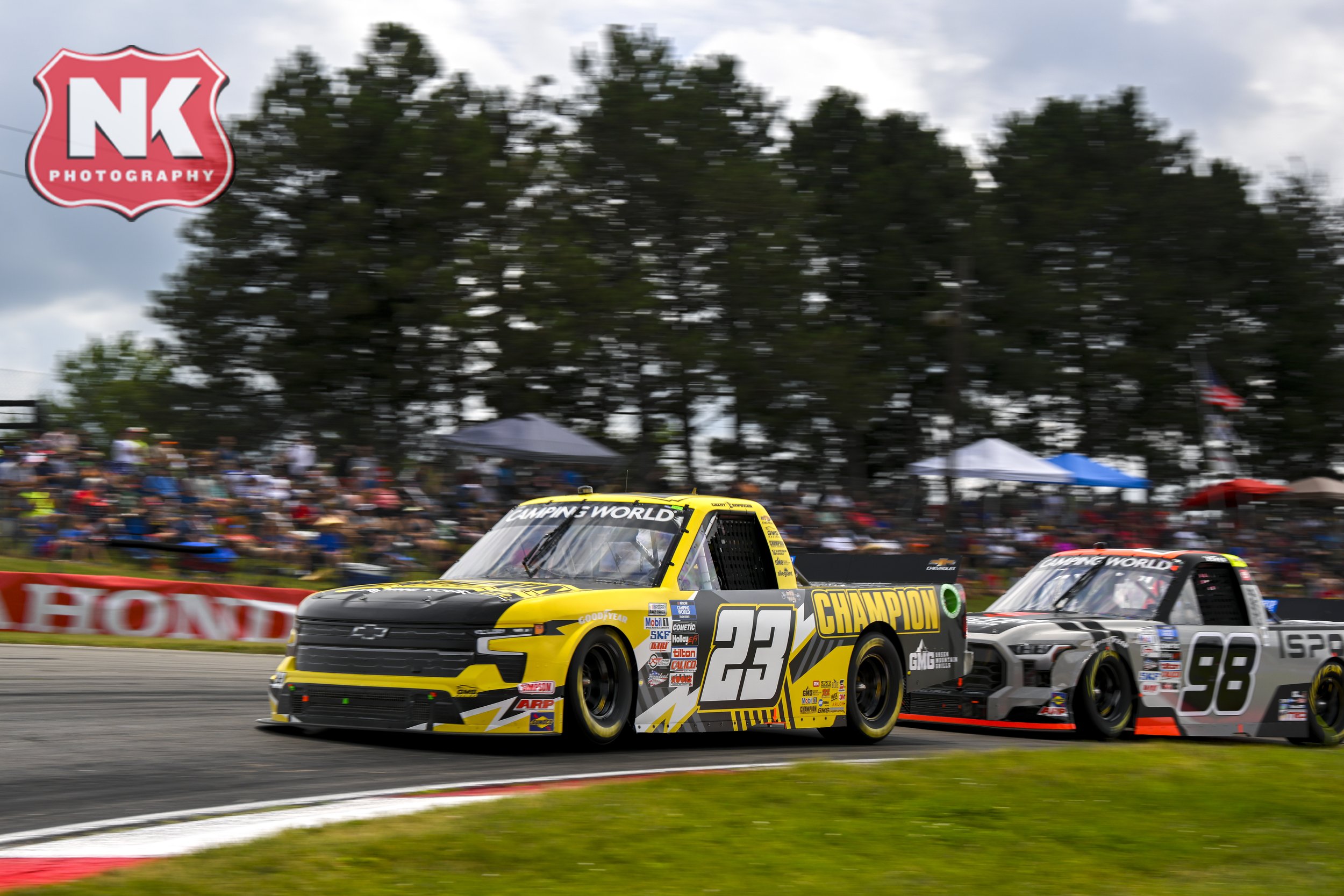  Grant Enfinger - GMS Racing - Champion Power Equipment Chevrolet Silverado - Mid-Ohio - NASCAR - Camping World Trucks - 2022