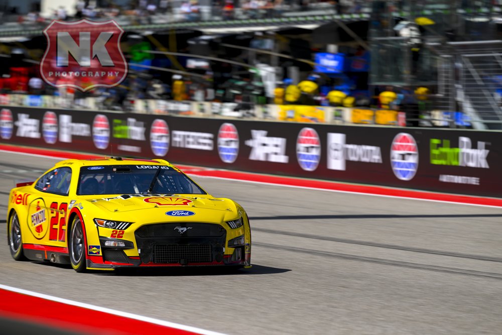 #22: Joey Logano, Team Penske, Shell Pennzoil Ford Mustang during the NASCAR Cup Series EchoPark Automotive Grand Prix at the Circuit of The Americas