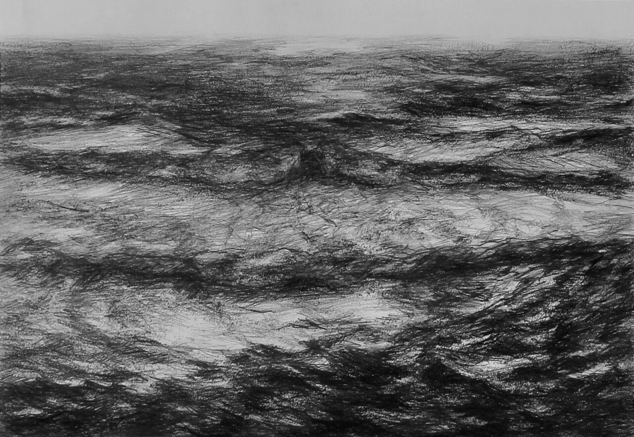   MEERESLANDSCHAFT No 2 ·  27,5 x 39,5 CM · GRAPHIT AUF PAPIER · 2019  