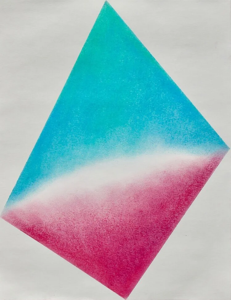  aus farbigem Staub / 25 x 32.5 cm / Pastell auf Papier / 2019 