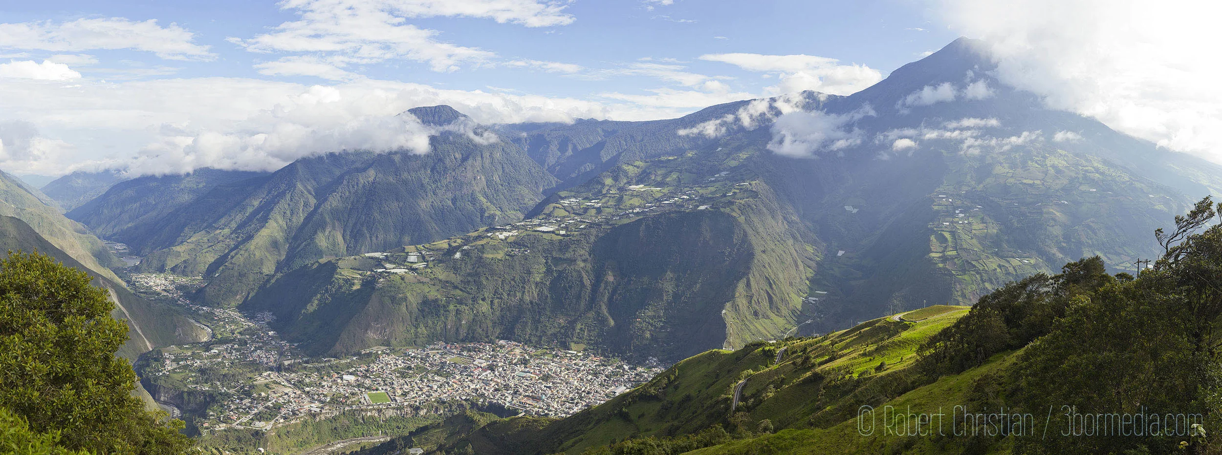 Tungurahua above Baños