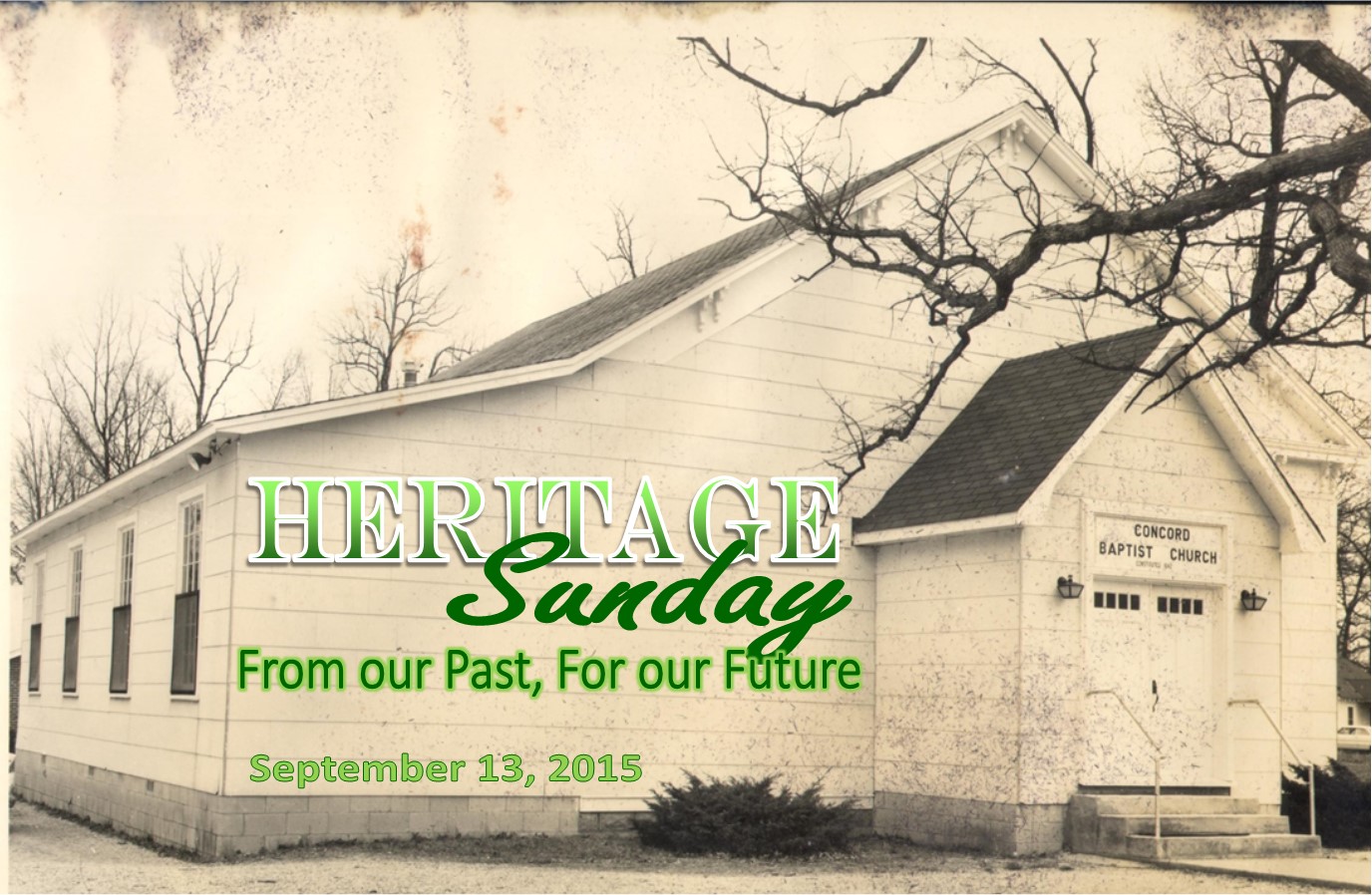 Concord Baptist Church 1960's