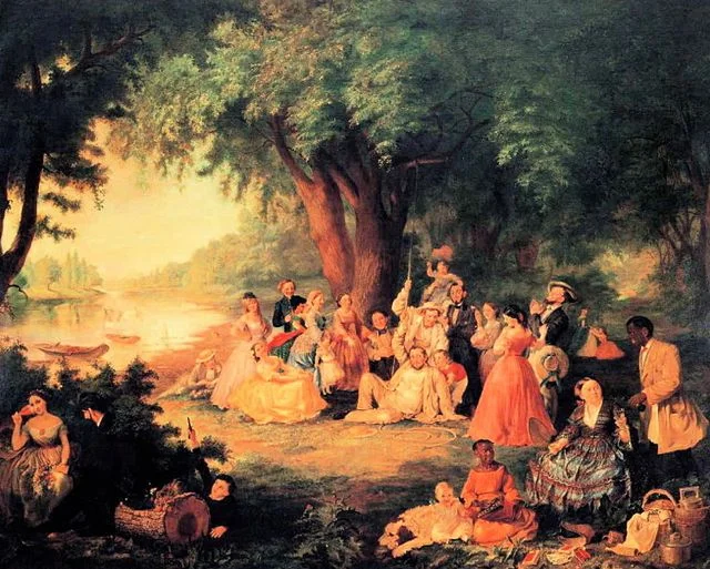 TheArtistandHerFamilyonaFourthofJulyPicnic.jpg