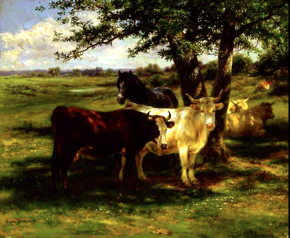  "Noonday Rest" by Rosa Bonheur