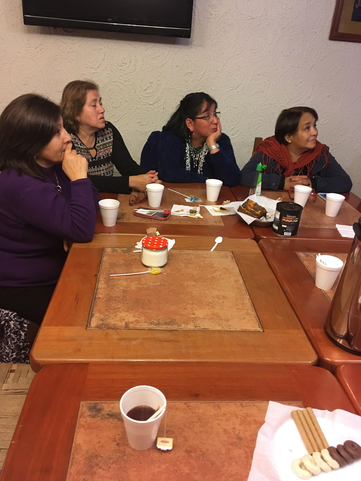  Meeting with ladies from church. 