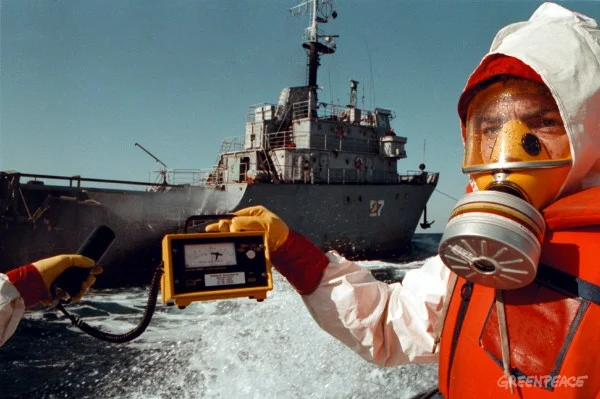 Testing for radioactivity at sea, Soviet Arctic