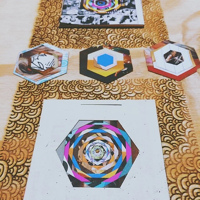 laser printer on paper and wood.