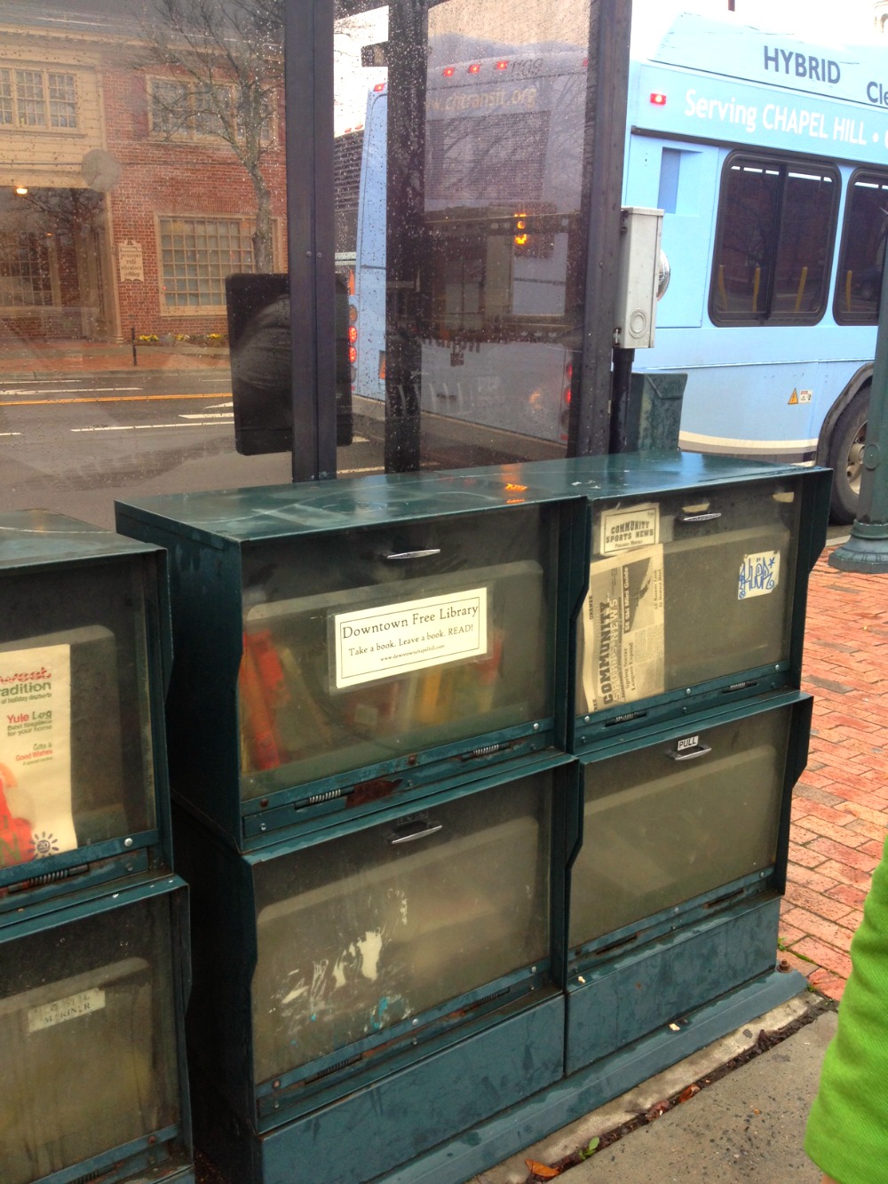 Downtown Free Library on N. Columbia St.