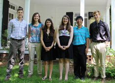 Summer 2014 Interns: Graham Berkelhammer, Cassandra Bennett (Program Coordinator), Sarah Faircloth, Kaitlyn Vogt, Victor Chen, and Kiever Hunter
