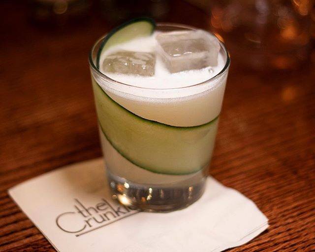The Elderflower Sour is another one of our favorite cocktails. Although the recipe has changed a bit from when Gary first created it, it still remains a classic on our menu. Made with elderflower liqueur, gin, simple syrup, ginger, and lime, it is guaranteed to hit the spot every time. Don’t forget the that whole slice of cucumber too! (It makes for a perfect snack at the end of a great cocktail)