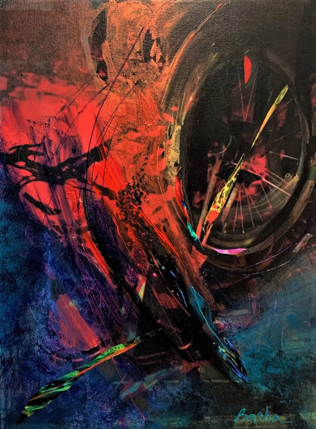 Basha Maryanska.The Speed. Acrylic on canvas. 20 X 16. .JPG..jpg