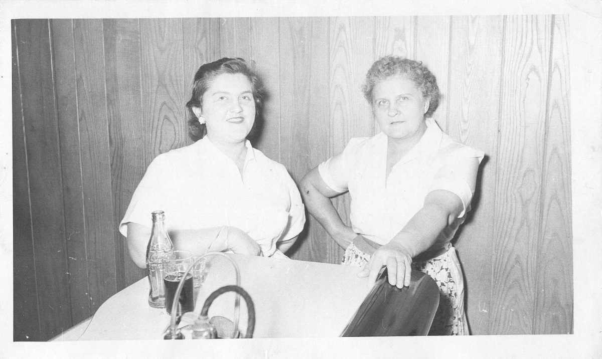 rosalie and mary carbone in the first carbone's restaurant.jpg