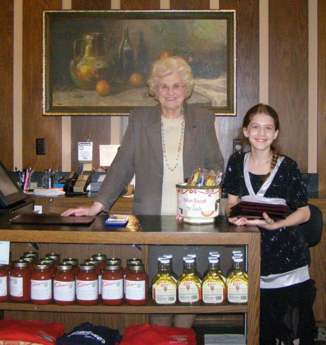 Mary Ann Mangini and her great niece Evangeline