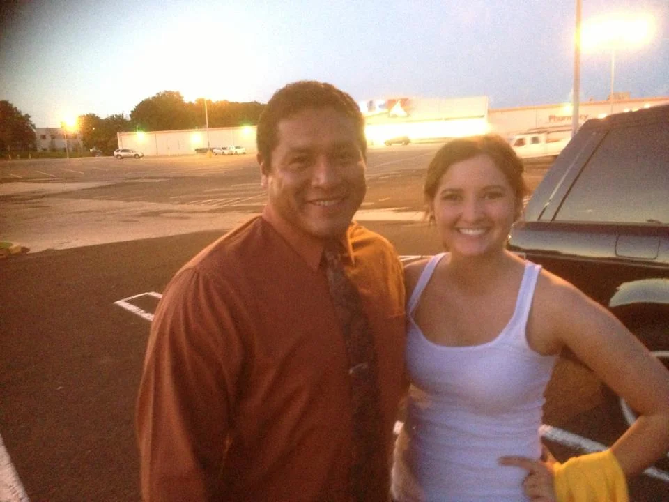 Just kidding! Alexandria Wilson and I are actually having lots of fun!