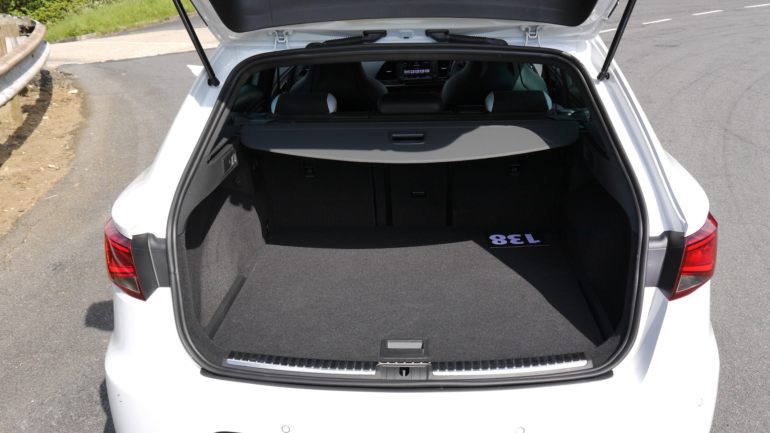 Luggage space is large, flat and easy to access
